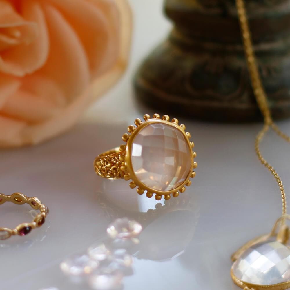 All is Love Ring • Rose Quartz