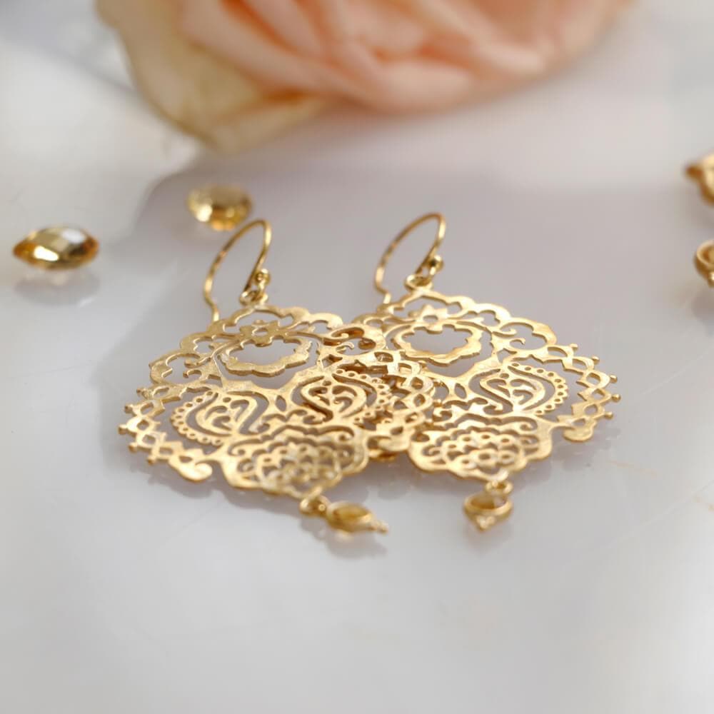 Breath of Life Earrings • Citrine