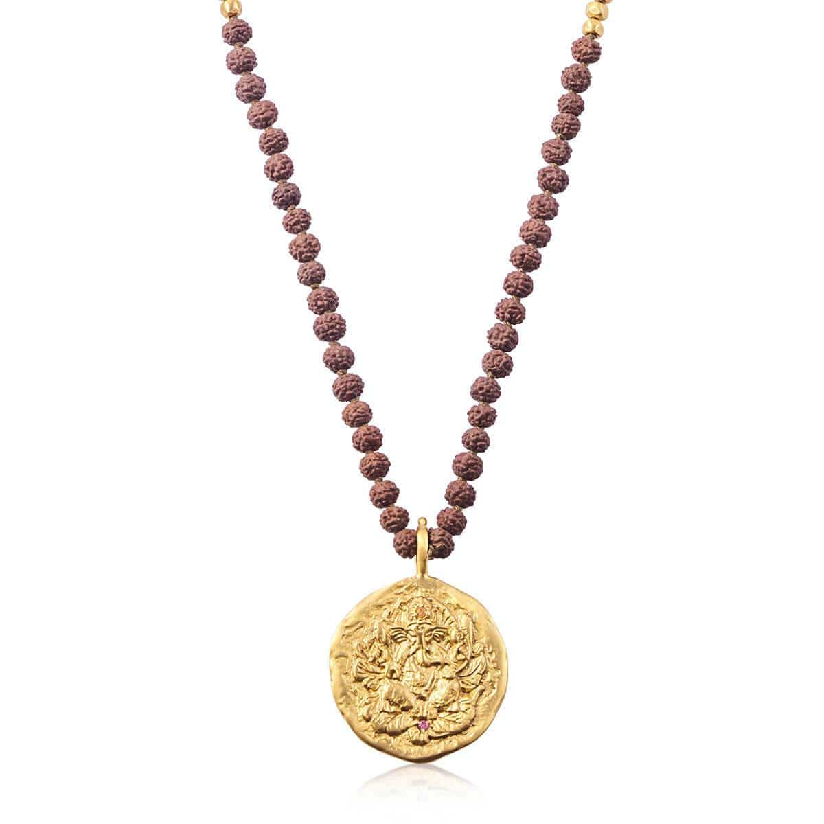 Ganapati • Necklace with Rudraksha