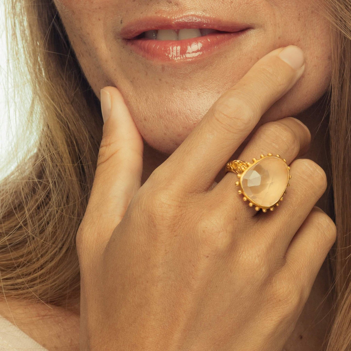 All is Love Ring • Rose Quartz
