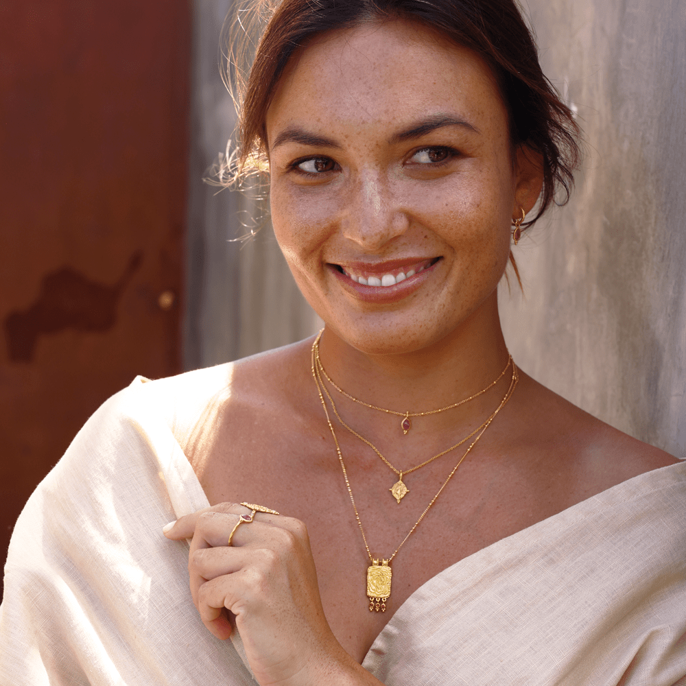 Marsha x Ananda Soul • Gentle Heart Earrings + Proud to be Necklace Set