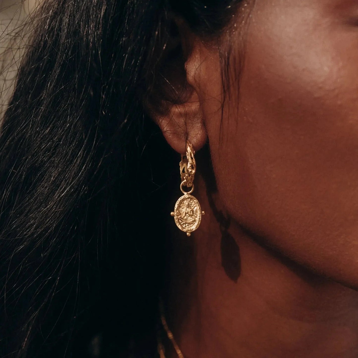 Unbroken Light • Hoop Earrings