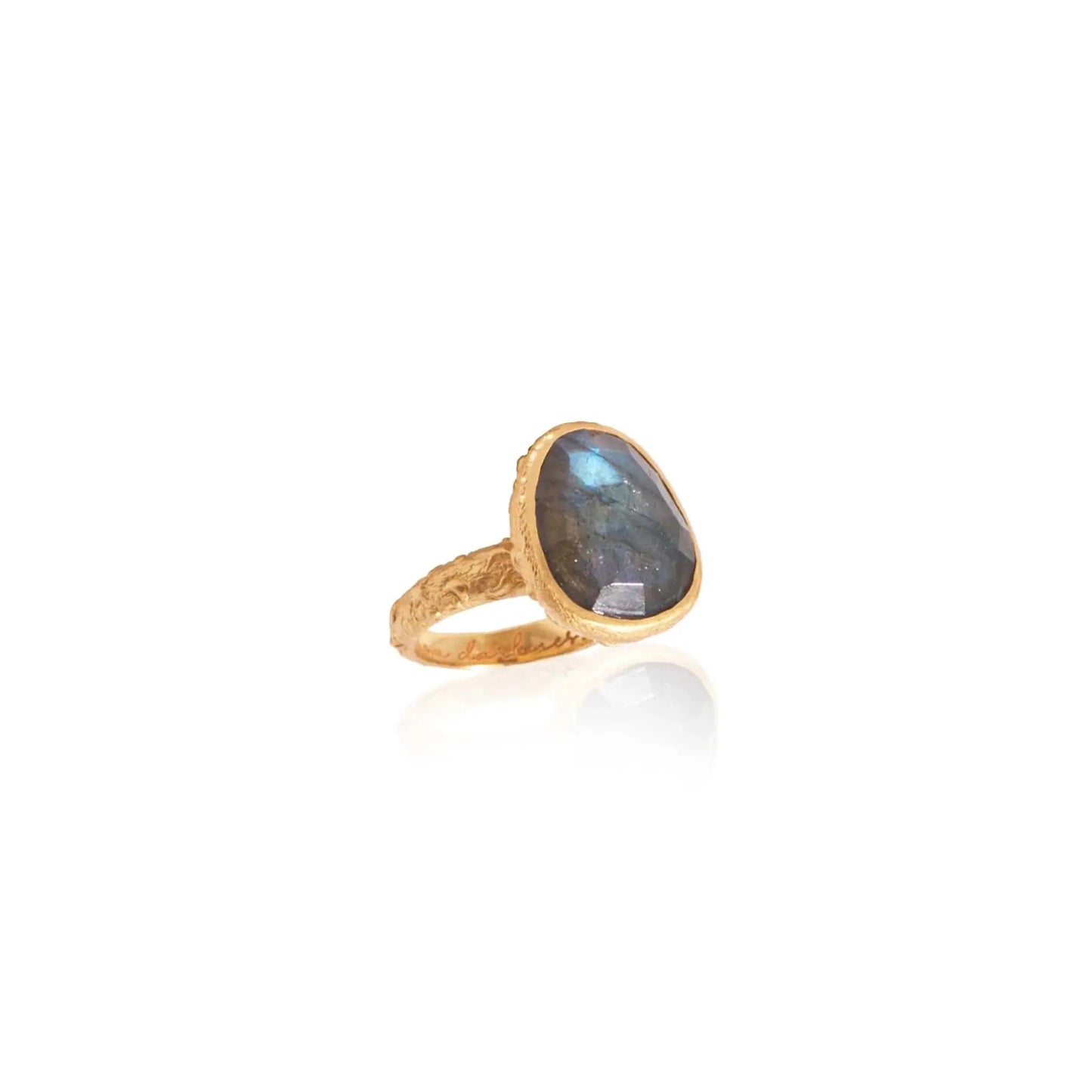 From Darkness to Light Ring • Labradorite