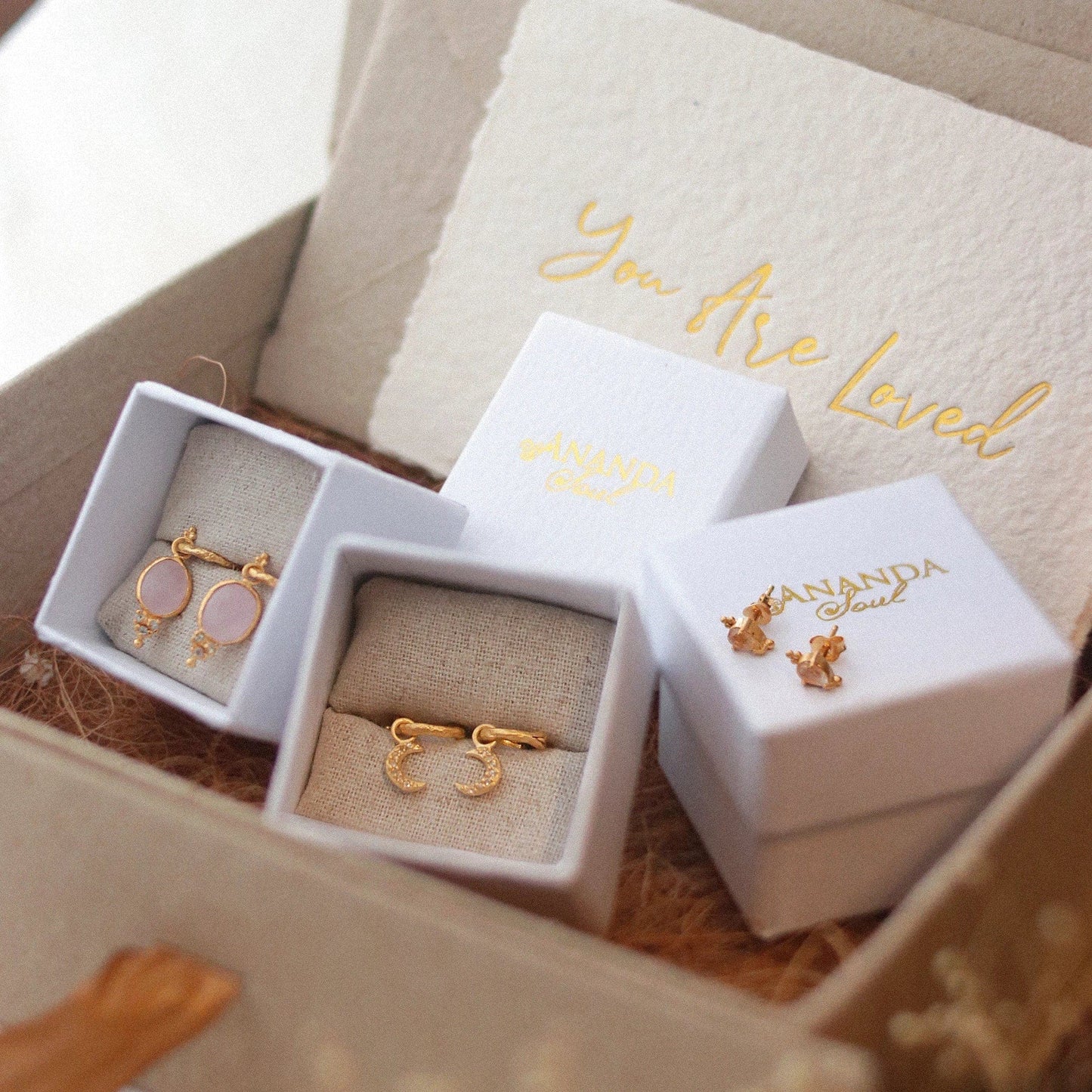 Earring Gift Set: Heart Wide Open Earrings + Ancient Wisdom Earrings + Moondust Earrings