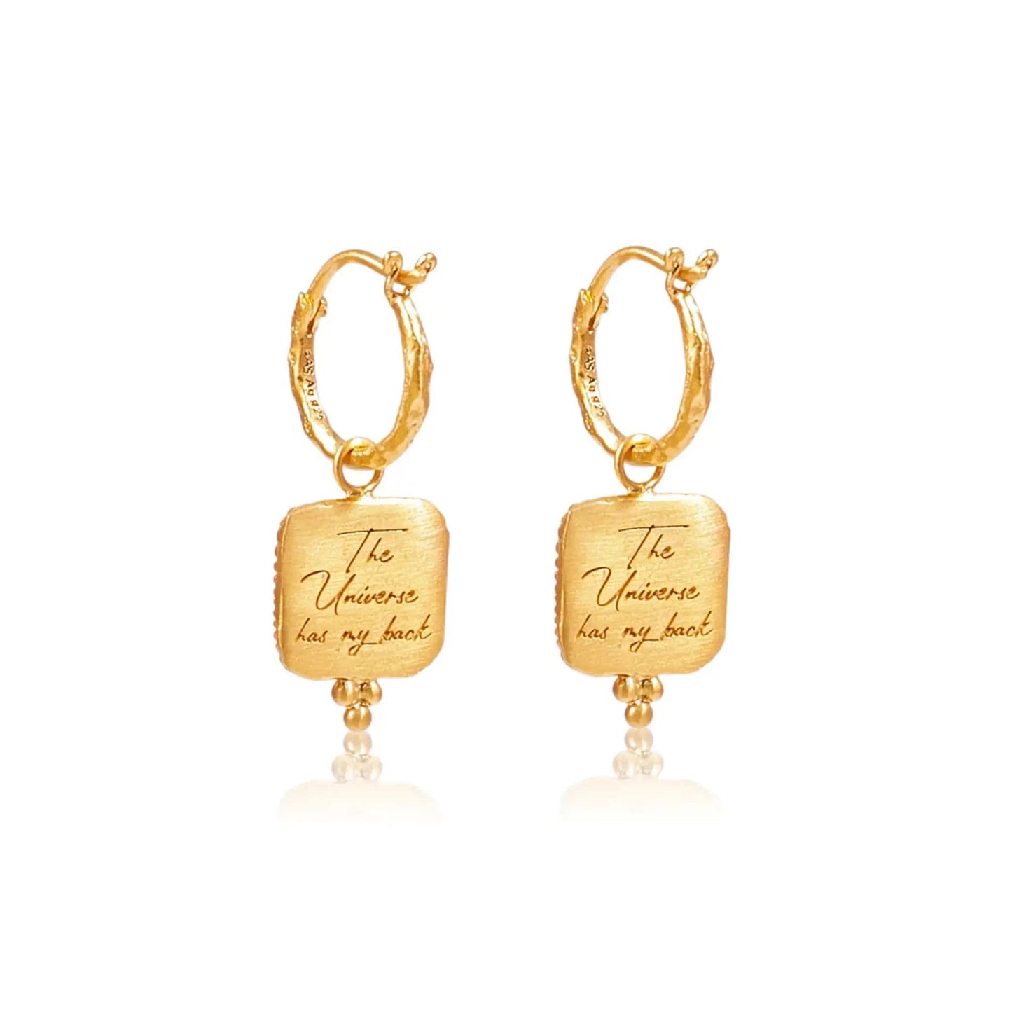 The Universe Has My Back • Hoop Earrings