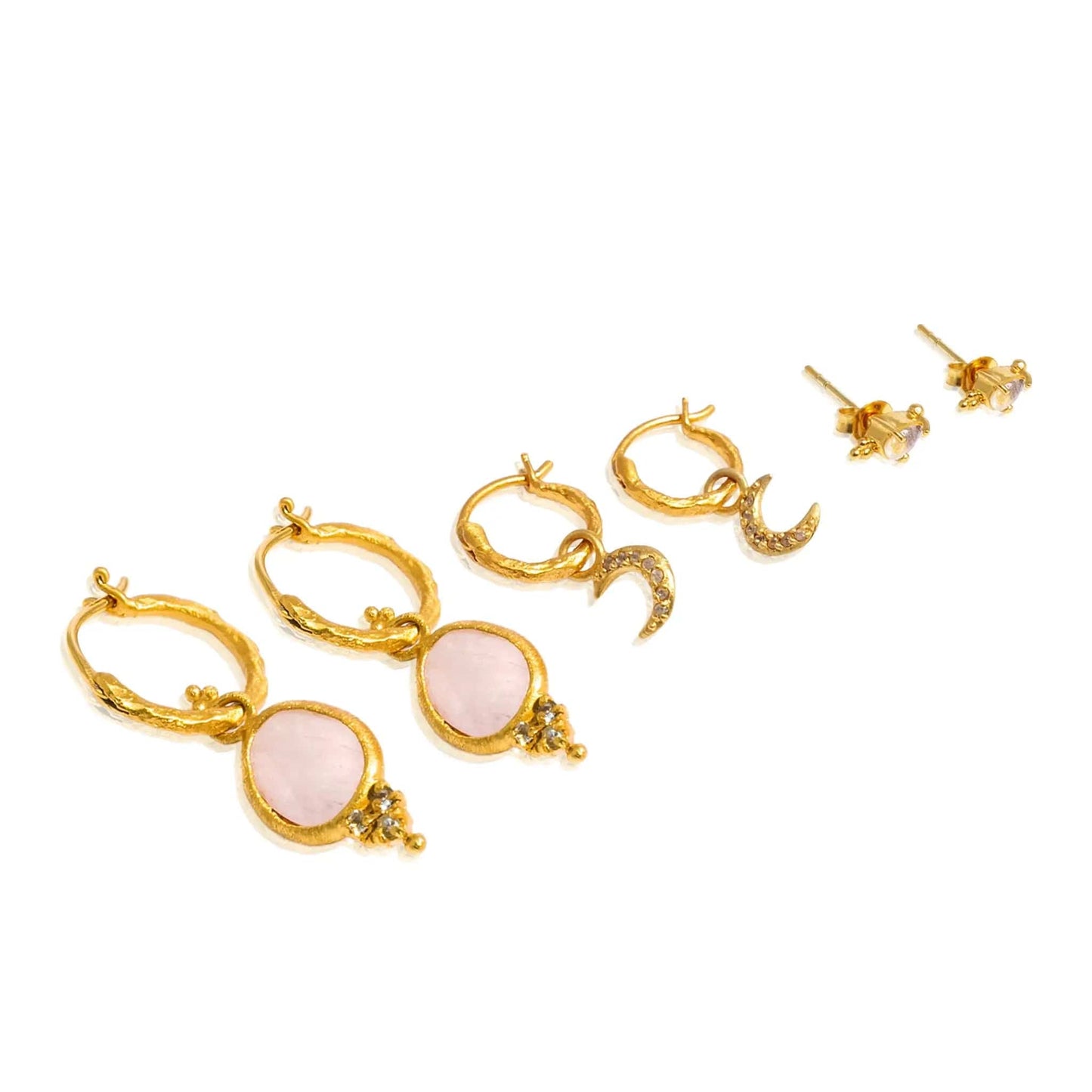 Earring Gift Set: Heart Wide Open Earrings + Ancient Wisdom Earrings + Moondust Earrings
