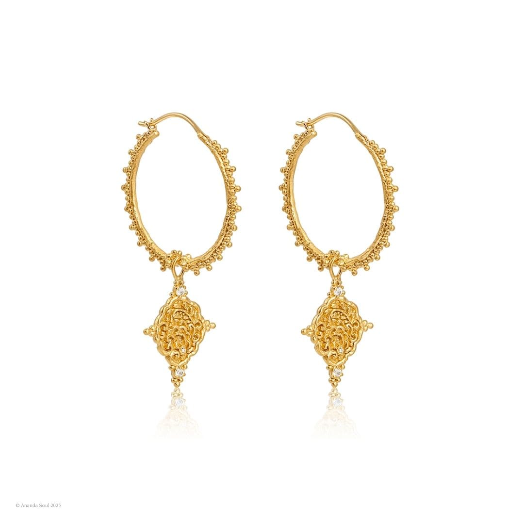 One Day at a Time • Hoop Earrings