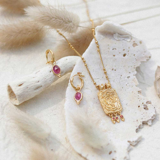 Marsha x Ananda Soul • Gentle Heart Earrings + Proud to be Necklace Set